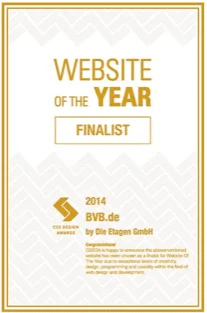 Website of the Year Finalist 2014